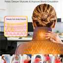 Mothers Day Gifts, Heating Pad for Neck Shoulders Back, Upgraded PTC+NTC Even Heating, Versatile Electric Heated Neck Wrap for Full-Body Relax, Birthday Gifts for Women Mom Wife Grandma, Purple
