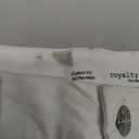 Royalty For Me Women's Women's Curvy High Rise Cuffwomen's Curvy High Rise Cuffed Shorted Short (Size 10, White)