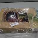 Adroiteet Set of 4 French Onion Soup Bowls, 16 Oz Soup Crocks with Handles and Lids, Ceramic Oven Safe Bowls, Brown and White Porcelain Soup Bowl for Stew, Chili, Cereal