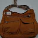 CLUCI Travel Purses for Women, Waterproof Nylon Crossbody Bags for Woman Trendy, Anti Theft Shoulder Bag for Ladies, Brown