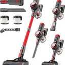 Cordless Vacuum Cleaner, 650W 55KPa Powerful Stick Vacuum, 70-Min Runtime, Self-Standing, Anti-Tangle Brush, OLED Display, Vacuum for Carpet, Hardwood Floors & Pet Hair