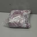 Sheer Floral Curtains 96 Inches Long 2 Panels for Bedroom French Rod Pocket Light Filtering Dreamy Lavender Flower Sheer Curtains for Living Room Girls Room Romantic Shabby Chic Window Drapes, 52x96