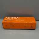 AstroAI 2 Pack 27" Snow Brush and Ice Scrapers for Car Windshield, Detachable Snow Scrapers with Ergonomic Foam Grip for Cars, Trucks, SUVs (Heavy Duty ABS, PVC Brush, Orange)