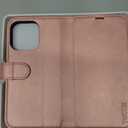 TUCCH Wallet Case for iPhone 16 Pro, [TPU Shockproof Inner Shell] PU Leather [RFID Blocking] 4 Credit Card Holder Magnetic Kickstand Flip Cover Compatible with iPhone 16 Pro 5G, Rose Gold