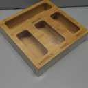 Earths Dreams Bamboo Kitchen Drawer Organizer  Resealable Food Storage Bag Holder for Gallon, Quart, Sandwich & Snack Sizes  Eco-Friendly Baggie Organizer for Plastic Storage Bags