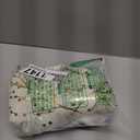 SYITCUN Christmas Tree Skirt, 36 Inch White and Gold Tree Skirt, Faux Fur Xmas Tree Skirt for 3 to 6 Ft Christmas Trees, Thicker Plush Christmas Tree Decorations