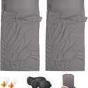 Sleeping Bag Liner,Travel Sheet & Adult Sleep Sack, Camping Sheets Travel Sleep Sack for Backpacking,Hotels & Hostels -Lightweight Single &Double Travel Sheet Camping Sheets
