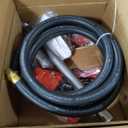 Fill-Rite FR610HA 115V 15 GPM Fuel Transfer Pump w/Discharge Hose & Automatic Nozzle (Red) | Gasoline, Diesel, Kerosene, Ethanol & Methanol Blends & Biodiesel