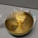 CM CHIC MONDAY 7.4 INCH Decorative Bowl, Key Bowl for Entryway Table, Key Holder Bowl, Decorative Bowls for Home Decor(Gold)