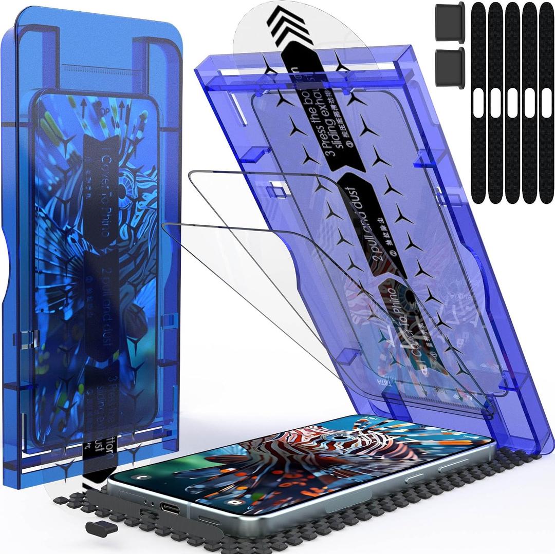 3 Pack Designed for Samsung Galaxy S25 / S24 Screen Protector Tempered Glass, Bubble Free, Ultra Resistant