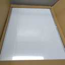 Amazon Basics Magnetic Dry Erase Whiteboard, 36"W x 24"H, Aluminum Frame, Silver/White, Easy to Install and Clean