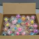 100 Pcs Mini Pencil Toppers with Capsule Toys,Cute Cartoon Pen Toppers,Filled Pencil Charms for Kids,Back to School,Student Rewards,Classroom Prizes,Gift,Vending Machine,Gumball Machine Capsules