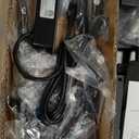 L Shaped Gaming Desk with Power Outlet & Led Light, 47 inch Reversible Computer Desk with Shelves, Hooks, and Drawer, Cornor Home Office Desk Table for Living Room, Bedroom, Black