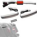 WOWTK LED Saddlebag Run/Brake/Turn Siganl Lamp Lights for Harley Touring 2014-2023,for CVO Road Glide Road King Street Glide Electra Glide Revival Ultra Limited,Smoke lens