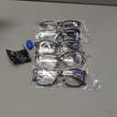 CCVOO +1.5 Clear Vision Reading Glasses for Women  5-Pack Blue Light Filtering Readers with Spring Hinges (*C2 Flower Mix)