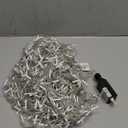 49FT, 128 Functions Christmas Icicle Lights Outdoor with 504 LED, 8 Modes and Timer Curtain Lights Outside for Garden Holiday Gatherings Indoor Outdoor Decorations, Red, Green, Blue