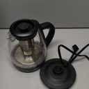 Chefman Electric Kettle with Tea Infuser, Compact 1L (4 Cups), 1500W, Removable Lid for Easy Cleaning, Boil-Dry Protection, Stainless Steel Filter, BPA Free, Auto Shut Off, Small Electric Tea Kettle (Black)