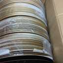 MAONAME 13" Gold Charger Plates Set of 100, Round Charger for Dinner Plates, Plate Chargers with Beaded Rim, Plastic Table Chargers for Wedding, Party, Large