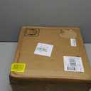 End Table with Charging Station, Nightstand with Diamond Handle and Rattan-Style Drawer, Bedside Table, Light Oak