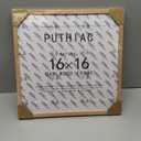 puthiac 16x16 Solid Oak Wood Picture Frame, Fits 12x12 with Mat or 16x16 Without Mat, Wall Display Only, Plexi Front, 1 Pack, Natural Oak