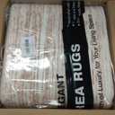 8x10 Area Rug for Living Room Moroccan Washable Rugs Non Slip Indoor Floor Carpet Foldable Large Soft Area Rug for Dining Room Bedroom with Low Pile(Beige,8'x10')