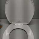 Little2Big Toilet Seat with Built-In Potty Training Seat, Slow Close, Durable Plastic, Made in USA, ROUND, White