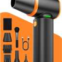 [Upgraded] Compressed Air Duster, 180000RPM High-Velocity Electric Air Duster with Stepless Speed Control, Rechargeable Portable Cordless Air Blower for Home, Car, Computer, and Keyboard Cleaning