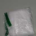 Jexila 50 Pack White Organza Gift Bags 6X9 Inch Sheer Mesh Bag Drawstring for Jewelry Pouch Wedding Favor Baby Shower Party Sachet Candle Bags