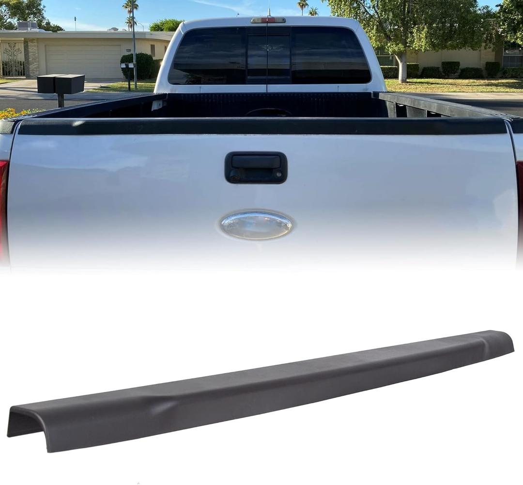 KUAFU Tailgate Top Molding Cover Protector Compatible with 2008-2016 Ford F250 F350 F450 Super Duty- Replace for BC3Z-9940602-B FO1904104 Tailgate Cap Trim