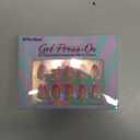 BTArtbox Press On Nails Short - Black French, Almond Press On Nails with Glue and Adhesive Tabs for Women in 16 Sizes - 32 Soft Gel Glue On Nails Kit