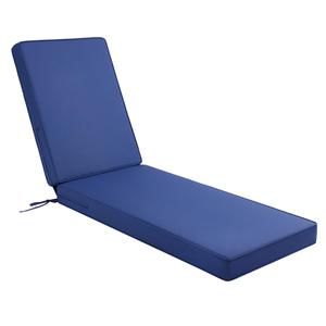 PATIOASIS Chaise Lounge Cushion for Outdoor 80in Length Pool Chair Cushion UV-Resistant Water-Resistant Patio Chair Seat Cushion for Pool,Navy