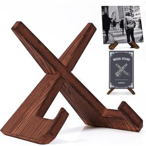 Now Playing Vinyl Record Stand, Single Wood Vinyl Record Display, 1 Second Assemble Now Spinning Stands, LP Player Accessories, Wooden Album Stand, Plate Holders for Displaying, Gifts for Record Lover