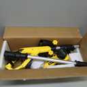 20V Cordless Lawn Edger, 9-Inch Blade, 4.0Ah Battery Powered Edger Lawn Tool with Dual Wheels, 3 Depth Settings, LawnTrencher for Yard, Garden, Patio, Driveway, Lawn and Sidewalk (Black+yellow)