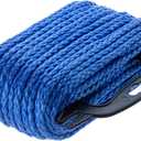 Attwood Hollow Braided Polypropylene General Purpose Rope (1/4-Inchx100-Feet) (One Size, Blue)