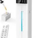 Cool Mist Humidifiers for Bedroom, Ultrasonic 2.4Gal 9L Quiet Top-Fill, Easy Clean with Essential Oil Tray, 360Nozzle, 4 Speed, Remote, 60H Runtime, for Baby, Adults, Plants, Home, House, Large Room (white)