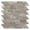 SUNWINGS Peel and Stick Mosaic Natural 3D Stone Self Adhesive Tiles, 12" x 11" 5-Sheet Stick on Backsplash for Kitchen Bathroom Fireplace Vanity, Mixed Tan