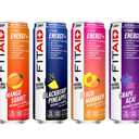 LIFEAID FITAID Energy, 200mg Natural Caffeine, Keto, Variety Pack, Optimum Performance Formula: BCAAs, Quercetin, Electrolytes, Omega-3s, 15 Calories, Paleo, Vegan & Gluten-Free, 12 Fl Oz (Pack of 12), Best By: 2026-06-20