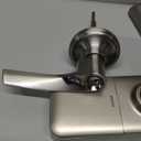 Veise Keypad Door Lock with Handle, Keyless Entry for Front Door & Bedroom, Electronic Lock with Code, Auto-Locking, Easy Installation, Passage Mode, Satin Nickel