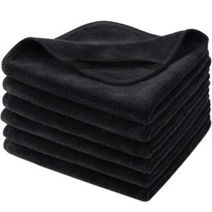 SINLAND Microfiber Facial Cloths Fast Drying Washcloth 12inch x 12inch Absorbent Face Wash Cloth Soft Makeup Remover Cloths