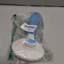 Cat Grooming Brush, Pets Skin Friendly Self Cleaning Slicker Brushes for Shedding Massage Dogs Cats Hair Gentle Remove Loose Undercoat with Long or Short Hairs for All Fur Type- UPGRADED (Blue)