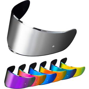 PSLER Sedici Strada 2 Visor - Sedici Strada 2 and Strada 3 Face Shield Motorcycle Helmet visor Accessories Replacement for LS2 FT2 VECTOR Sedici Strada 2 Strada 3 FF801 FF397Silver