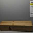 5ft Pre-lit Artificial Christmas Tree, Frosted Pencil Slim Christmas Tree Decoration with 160 Warm White Lights, 8 Lighting Modes, 400 Frosted Tips, 25 Pine Cones, Metal Stand