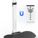 MERACH Vibration Plate Exercise Machine, Vibration Plate for Lymphatic Drainage Weight Loss, Vibrating Plate Exercise Machine with Handrails, Exercise Equipment for Women Men Home (White)