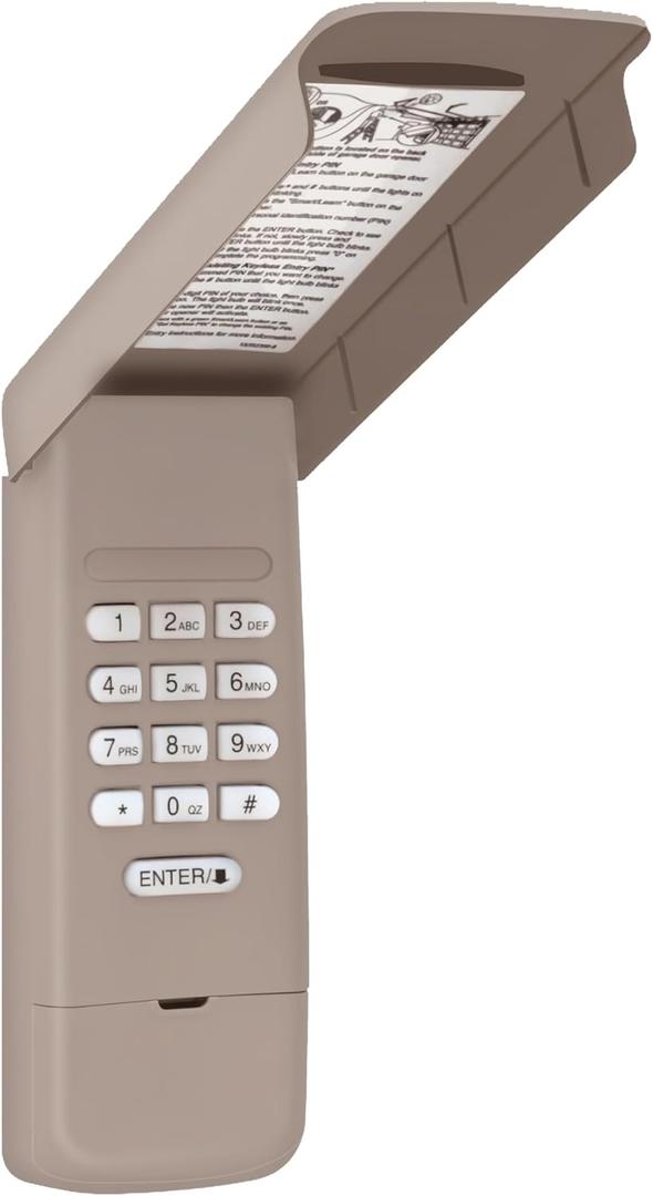 LiftMaster 877Max 877LM Universal Garage Door Opener Keypad (Brown)