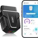 OBD2 Scanner Reader Bluetooth Wireless Auto Diagnostic Scan Tool for iOS & Android for Performance Test Bluetooth 5.4 Car Check Engine Car Code Reader, Clear Error Code Live Data Reset Exclusive APP (Black)