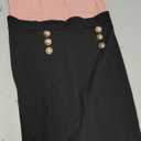 GRACE KARIN Summer Business Work Dress for Women Pink-Black Dress Sleeveless Midi Dress Button Down Dress M