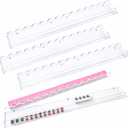 Mahjong Racks with Magnetic Pushers,Scalloped Magnetic Racks Mahjong, 20inch