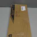 12 Inch Heavy Duty Floating Shelf Bracket, Wall Mounting Industrial Black Shelf Brackets, 1/5 Inch Thick Iron Metal Brackets for Shelves 6 Packs