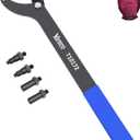 Engine Timing Belt Change Tool Kit Against Timing Pulley Holder Tool, Compatible with VW Golf VAG 3036 T10172, with Gloves