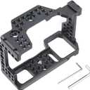 CNC Aluminum DSLR Camera Cage Extension Frame Cold Shoe for Sony A9 A7RIII A7III A7M3